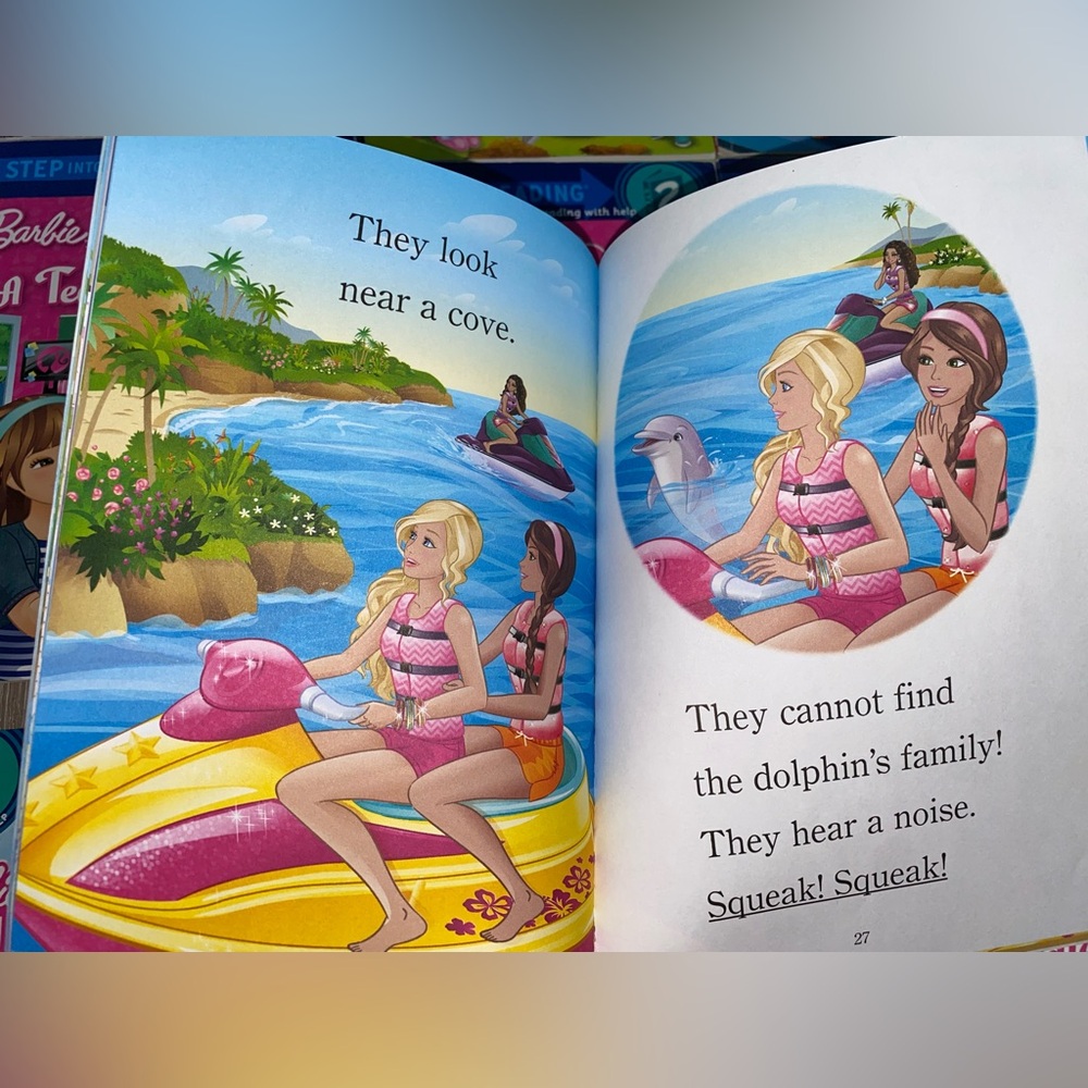 Barbie Princess Fairy Gymnast I Can Read Level 1 2 First Readers Book Bundle Lot - Picture 4 of 6